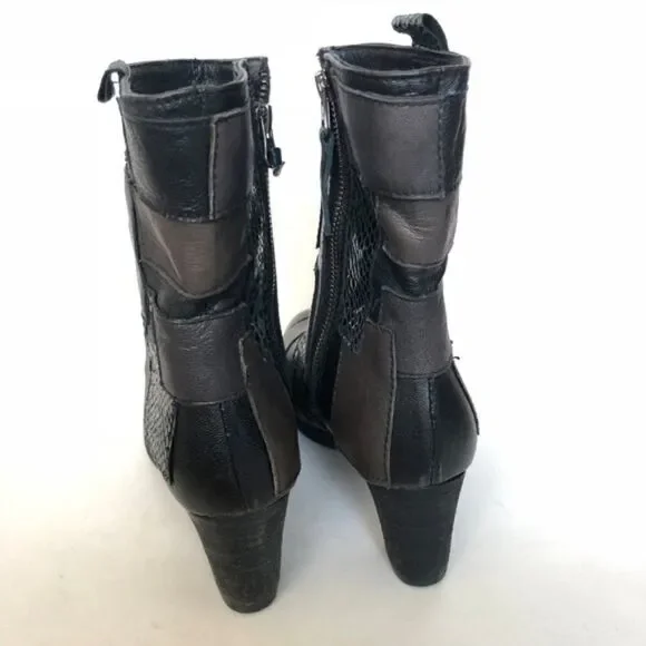 Sheridan Mia Women's Patch Boots Booties Shoes 8 - Picture 6 of 8